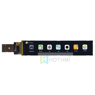 Écran LCD couleur IPS de 7 pouces à vue complète/module d'écran couleur matrice à points 280x1424/peut être équipé d'écran tactile/interface RVB/température large