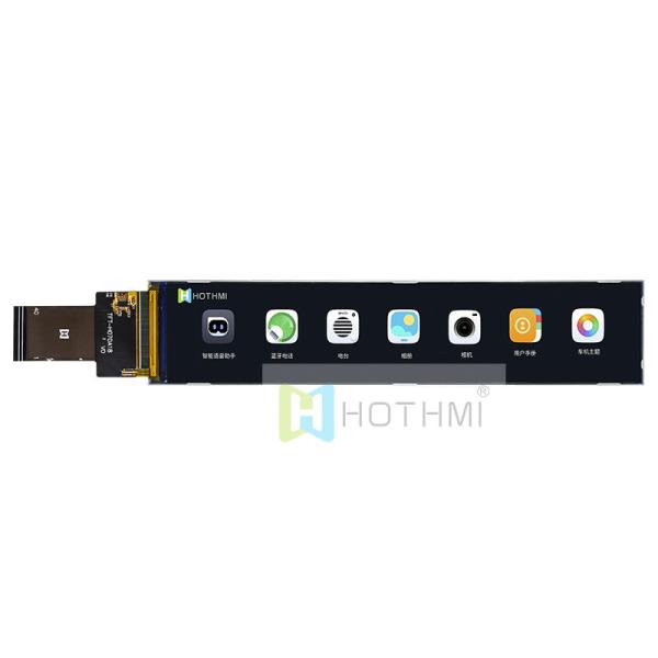 Écran LCD couleur IPS de 7 pouces à vue complète/module d'écran couleur matrice à points 280x1424/peut être équipé d'écran tactile/interface RVB/température large