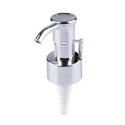 24/410 28/410 White With Silver Lotion Pump Hand Sanitizer Dispenser Gold Aluminum Plastic Lotion Pump For Bottles