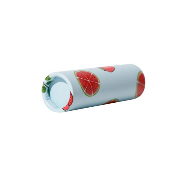 Tubo redondo del protector labial del papel de la cartulina de la barra de labios de la caja de lujo del tubo para empaquetar