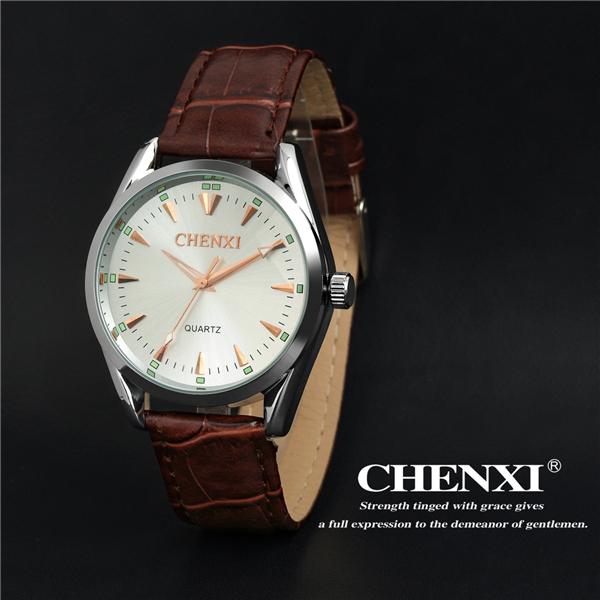 Branding Watches CURREN Charming Stainless Steel Caseback Watches Man Wholesale Price Quartz Leather Watches