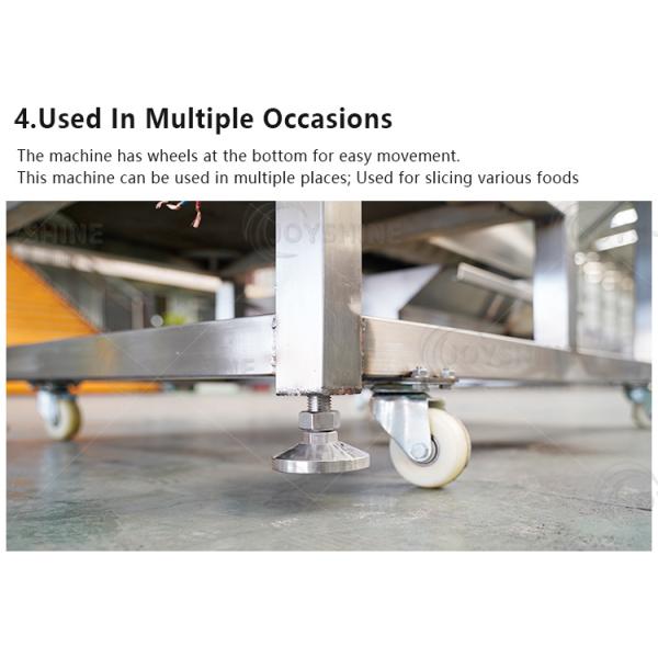 Stainless Steel Plantain Chips Cutter Machine For Fruit Vegetable Slicing