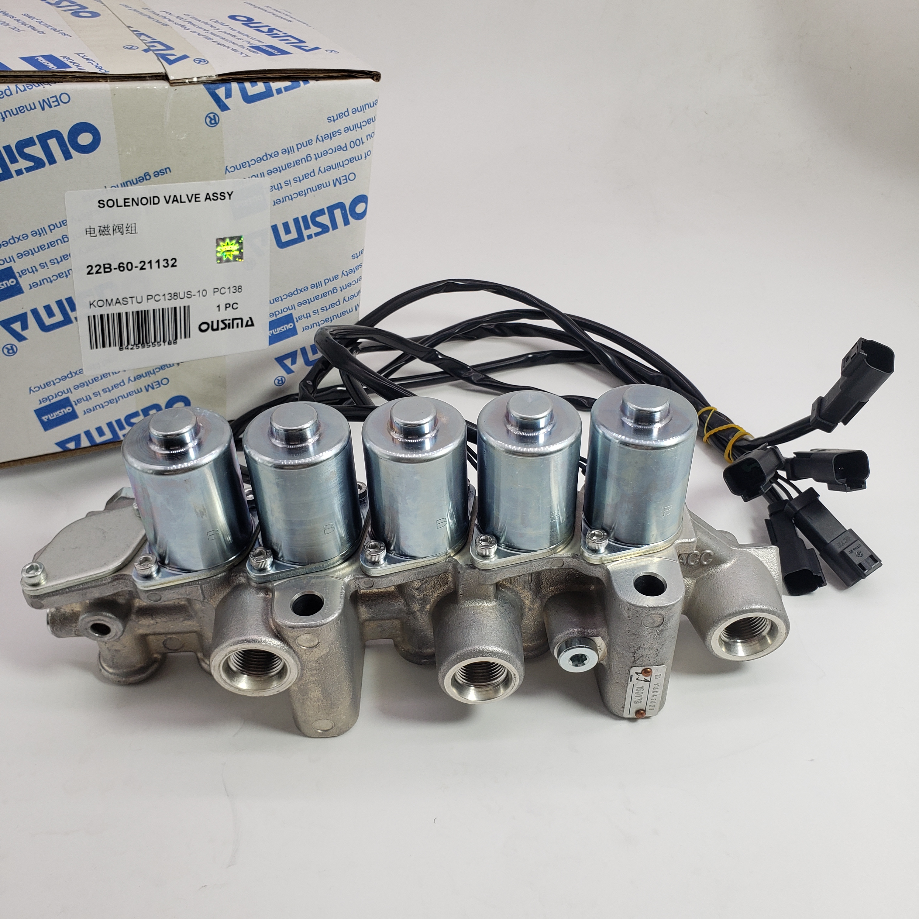 Excavator Solenoid Valve Group 22B-60-21132  For KOMATSU PC138US-10 PC138
