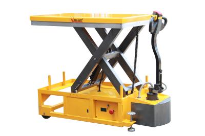 O hydrauli YLF120 elétrico móvel scissor a capacidade de carga 1200kg da tabela de elevador Max Height 1300mm