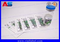 CMYK White Pearl Film 10ml Etiqueta do frasco para frascos de injecção Etiquetas personalizadas para frascos de 10ml