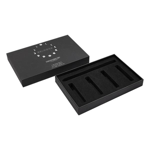 Жесткий косметический блеск губ упаковочная коробка две части картонная коробка поднять с крышки подарочные коробки