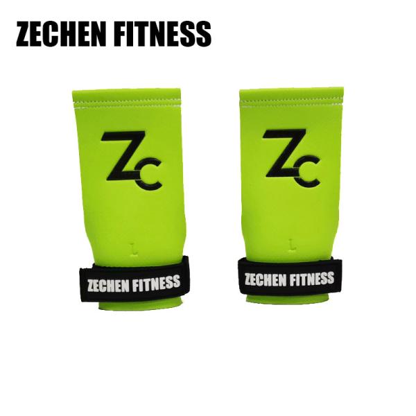 Green Gymnastic Gloves For Crossfit Carbon Palm Calisthenics Hand Grips Protect