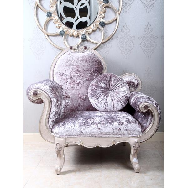 Morandi Modern Classic Leisure Armchair Purple Blue Yellow Fabric Wingback Chairs