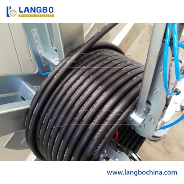 Single Screw PP  PE Pipe Extruder With Omron Temperature Contrller