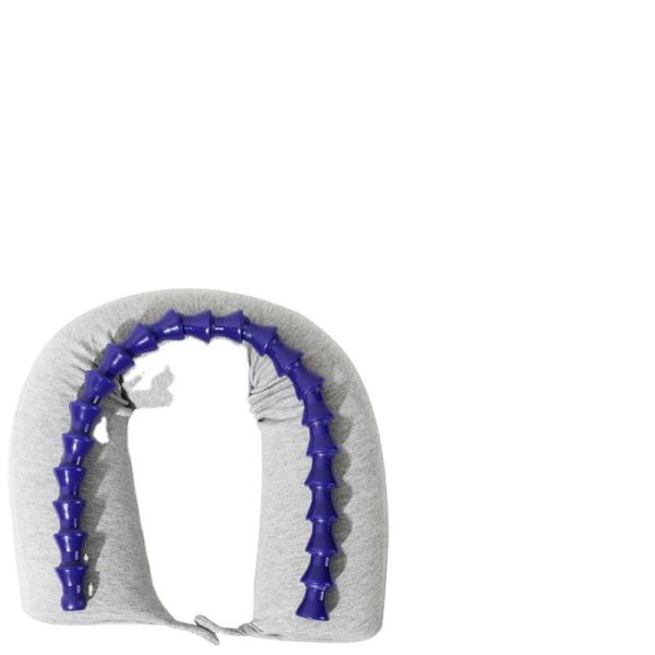 Polyester/Cotton Twist Memory Foam Travel Pillow for Airplane Neck Support 62*10*10CM