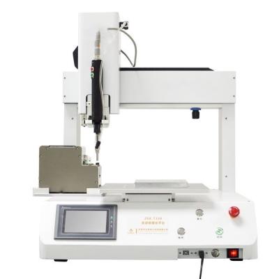 Three-axis desktop lock screw machine