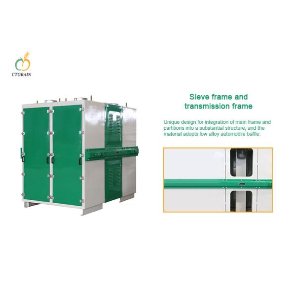 Small Flour Milling Plant 640x640mm 51m2 Plan Sifter Machine