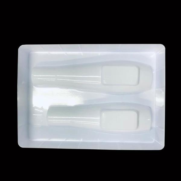 Caixa de PVC branco personalizada MOQ 10000 PCs para embalagem personalizada de conjunto de cuidados com a pele