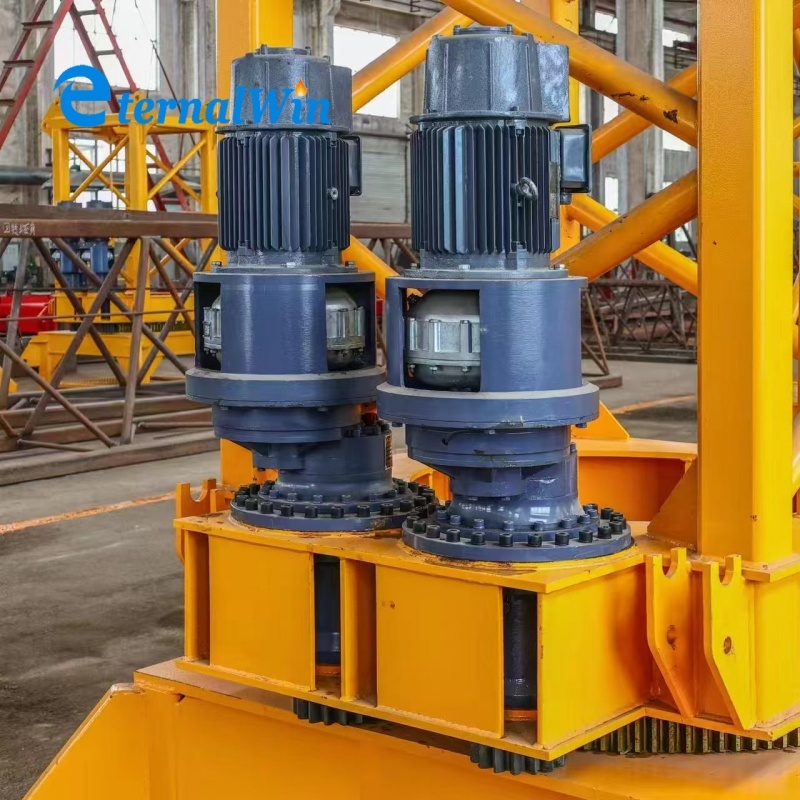 40m Height Portable Tower Crane Featuring 30 KW Motor Power for Diverse Construction Environments