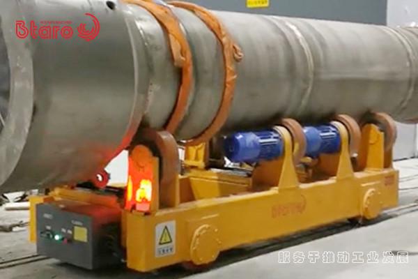 60Tons Material Transfer Trolley Platform Cart 48V/60V/72V Remote Control