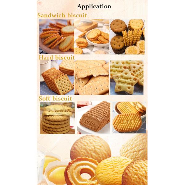 High Productivity Biscuit Making Machine Automatic Biscuit Production Line 28x0.7x1.3m