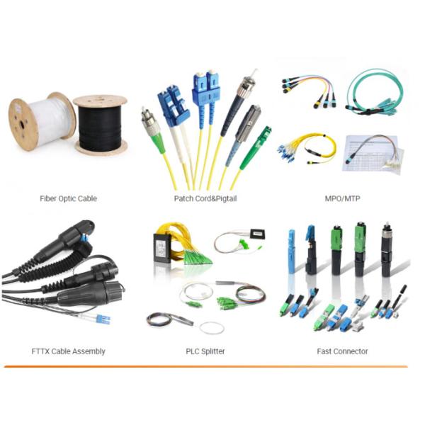 2.0mm 24 Fibers LC SC FC ST OM1 OM2 Fiber Optic Pigtail