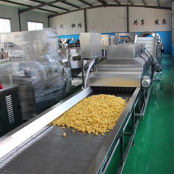 Gas Electric Caramel Chocolate Flavoured Popcorn Production Line