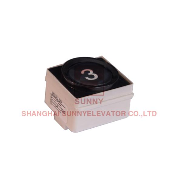 Round Plastic Elevator Touch Button with Cassette Structure for 12-24 V Operation