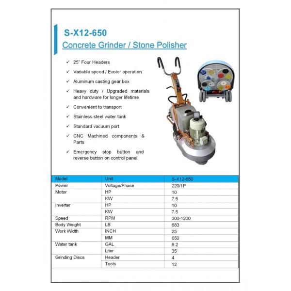 Планетарный конкретный легковес OEM точильщика пола