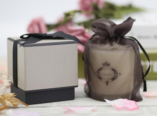 Color Painting Home Scented Candles Air Fresh With Ribbon Gift Box