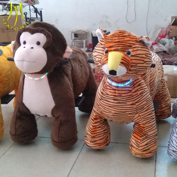 Hansel coin operated kids ride machine animals rent motorized animal scooters for kids