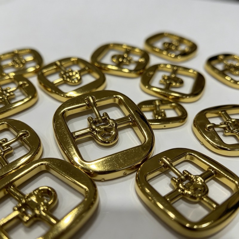 Vintage Square Plastic Shoe Buckles Silver Compatibility Fits Most Ladies Shoes Straps