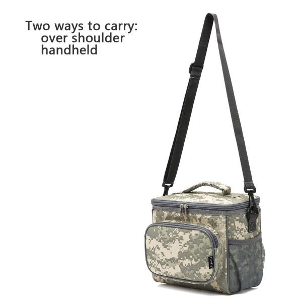 Thermal Lunch Bag Cooler with Should Strap for Work School Picnic