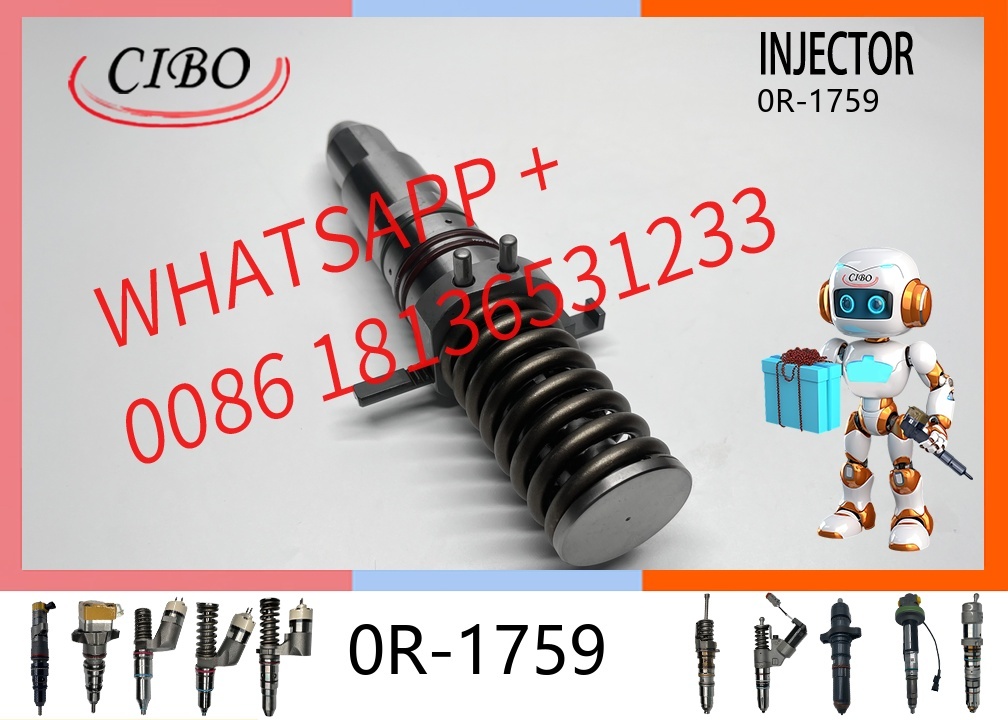 original 0R-1759 Fuel Injector Assembly for C3500 3508 3512 3516 Gen Set Engine