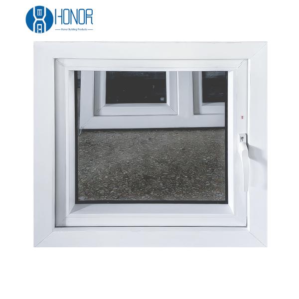 UPVC Frame Heat-Insulated and Energy Efficient Casement Windows for Residential House, Courtyard and Leisure Facilities