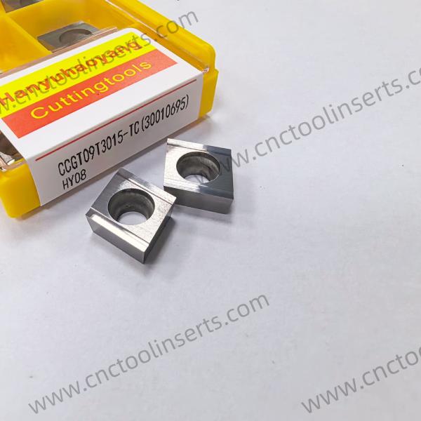 CNC Boring Inserts Wc-Co CCGT09T3015-TC (30010695) ，Uncoated CNC inserts are suitable for machining aluminum alloy materials