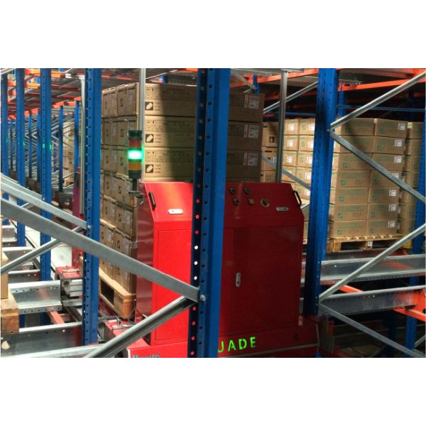 Two Way Radio Shuttle Cart And Carrier ASRS Automatic Storage And Retrieval System  Pallet Runner Rack System