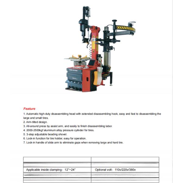 Boost Your Workshop's Efficiency Car Tyre Changer for Max. Wheel Diameter 1000mm