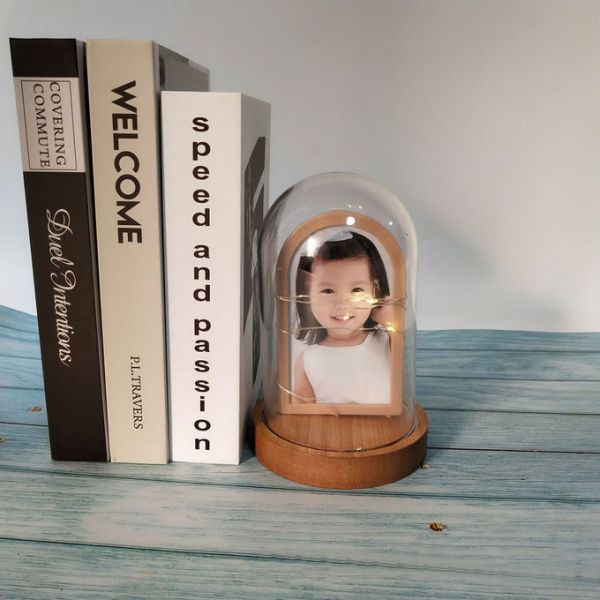 Sublimation LED Photo Frame With Glass Cover Personalized DIY Blanks Picture Frame Display