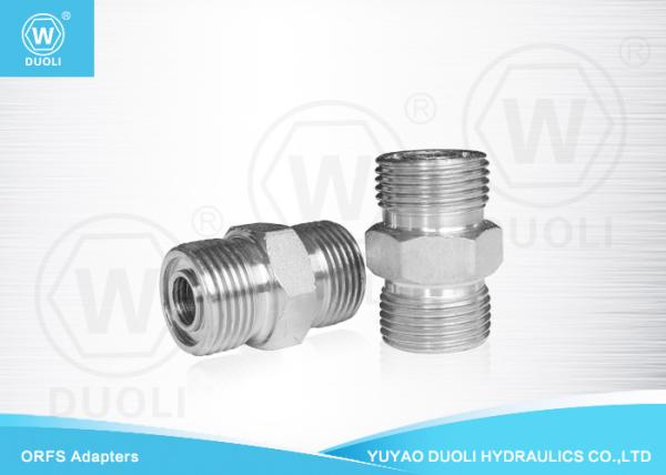 Adaptador hidráulico do homem ORFS do aço carbono, linha O Ring Pipe Fittings