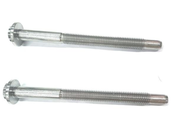 12 Point Flange Car Industrial Silver Strength Corrosion Resistant Metal Bolts