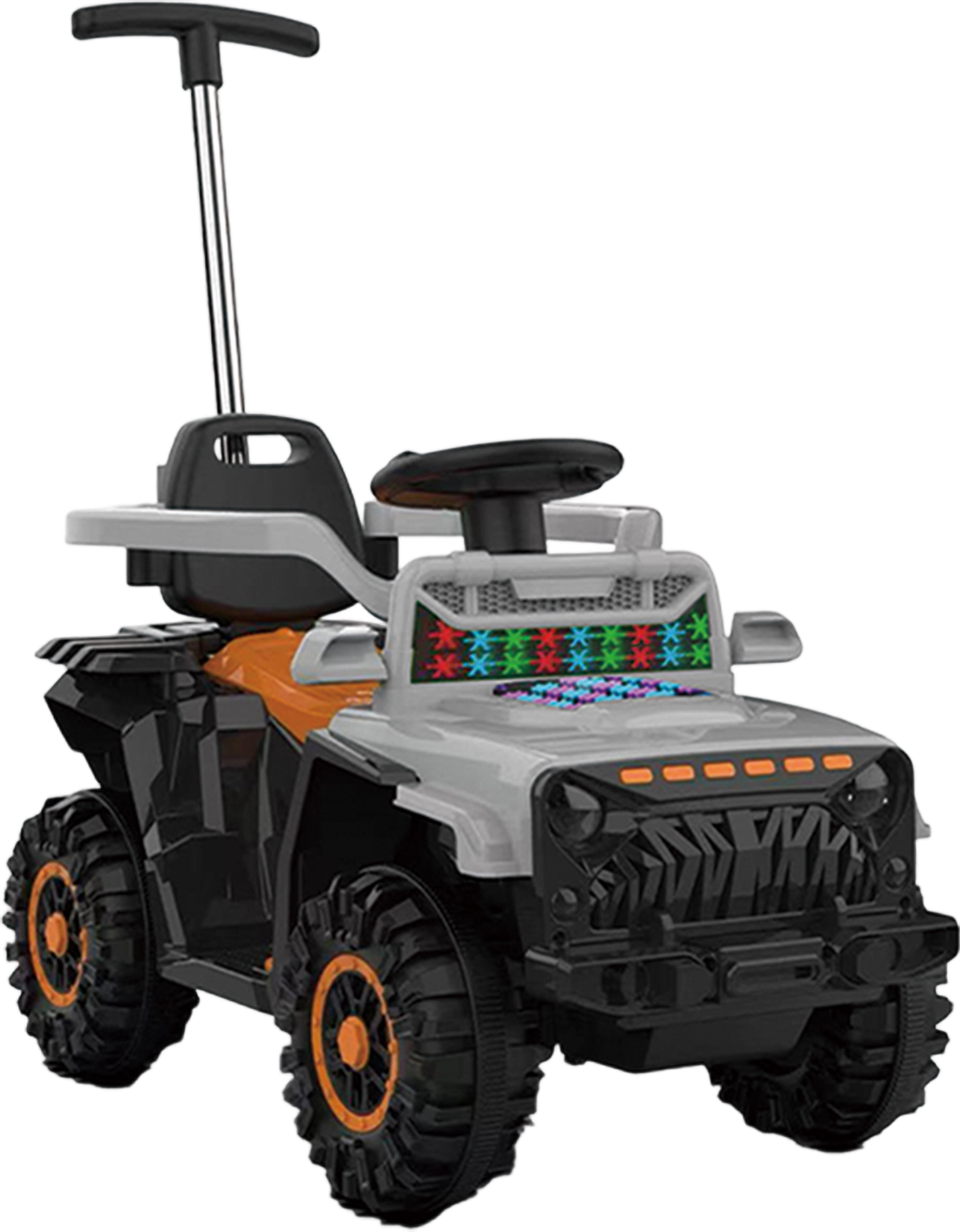 CJ-DLD-868T Children Quad Bike Kids Electric Dune Buggy with Parental Push Bar Children Electric ATV for Off-Road Adventure