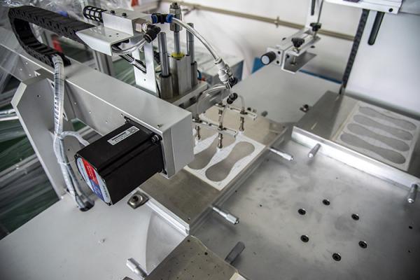 Four Position Semi Automatic Servo Rotary Screen Tea Bag Outer Packaging Printing Machine