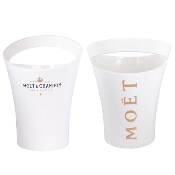 Reusable Plastic Champagne Ice Bucket 101oz Limited Edition Moet Chandon Cooler