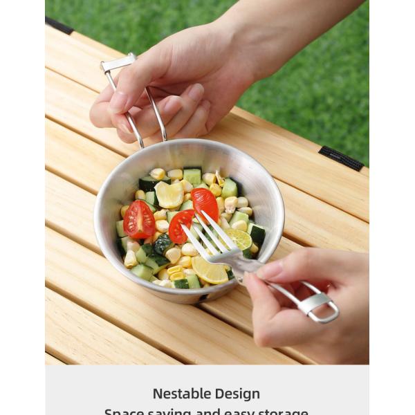 304 Stainless Steel Outdoor Multifunctional Multi Person Camping Picnic Set