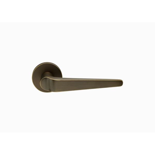 Fashion Brass Door Handles 159mm 63mm Bronze Black Bronze PVD Chrome Lever Door Handles