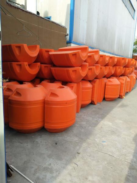 HDPE  floats ID 400*OD1100*L1100 on pipeline for river sand extraction