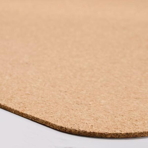 protetor da mesa de escritório de 80x40cm Cork Desk Pad Nonslip Waterproof