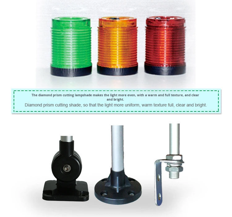ONN LED Three Color IP65 Rated Machine Tool Multi Layer Signal Audio Visual Alarm Tower Light