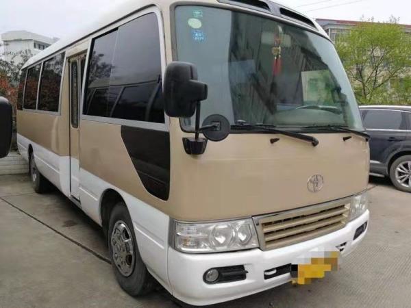 1HZ Diesel Engine Used Original Toyota Coaster Bus 30 Seats Manual Gear Box With AC