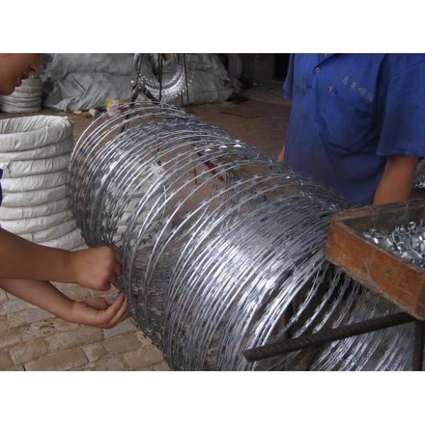 BTO22 Защитная бритва из колючей проволоки Горячая оцинкованная 3/5 обложки с ПВХ покрытием