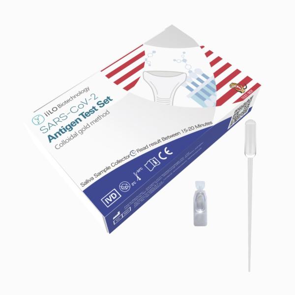 Class III Factory price SARS-CoV-2 Antigen Self Test Set Saliva Sample Collector Malaysia 1 test/box