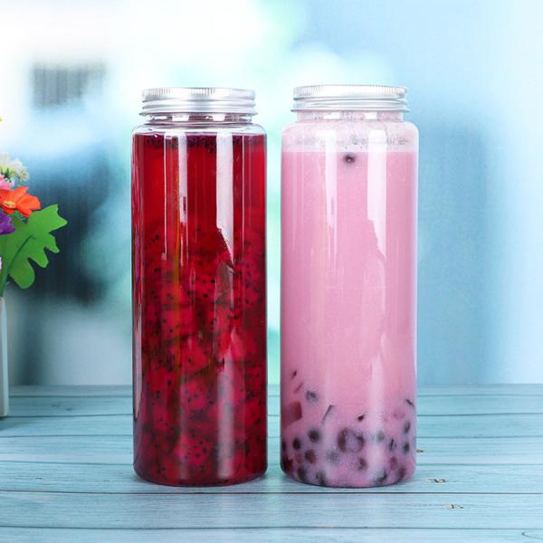 Isolement et fonctionnalité moderne Bouteilles de thé au lait carrées rondes