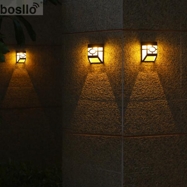 1.2V 1300mAh lâmpadas de parede solares IP44
