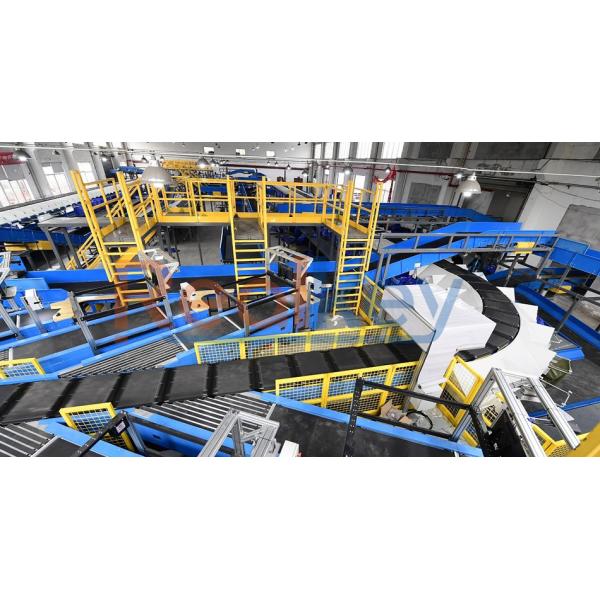 Fonctionnement automatisé Sorteur de ceinture transversale verticale Conception modulaire Entretien facile